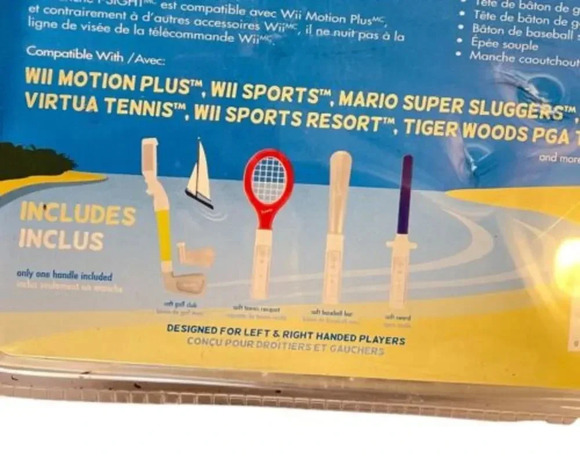 Icon  Nintendo Wii Resort Kit Racquet Golf Baseball Sword Isight Handle Kit New - Picture 2 of 9